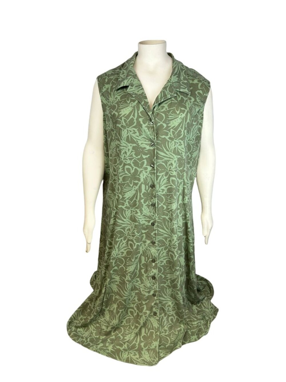 Women's Only Necessities green maxi dress size 30WP